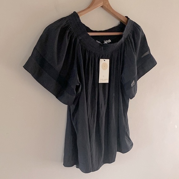 Ramy Brook Jessica Crop Silk Blouse - Picture 2 of 6